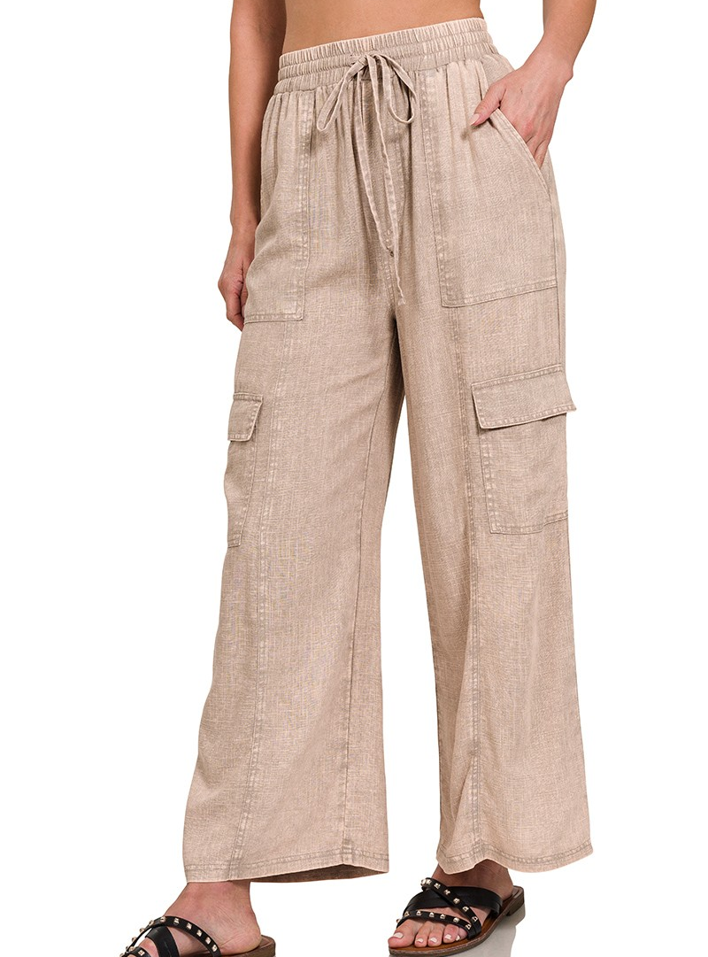 Ash Mocha Cargo Pants